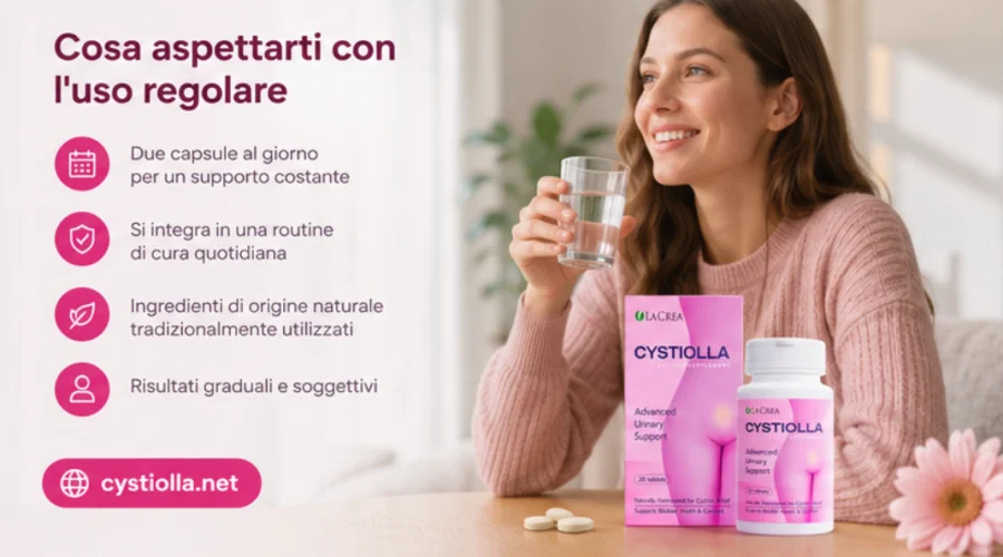 Cystiolla — resultados graduales con el uso regular